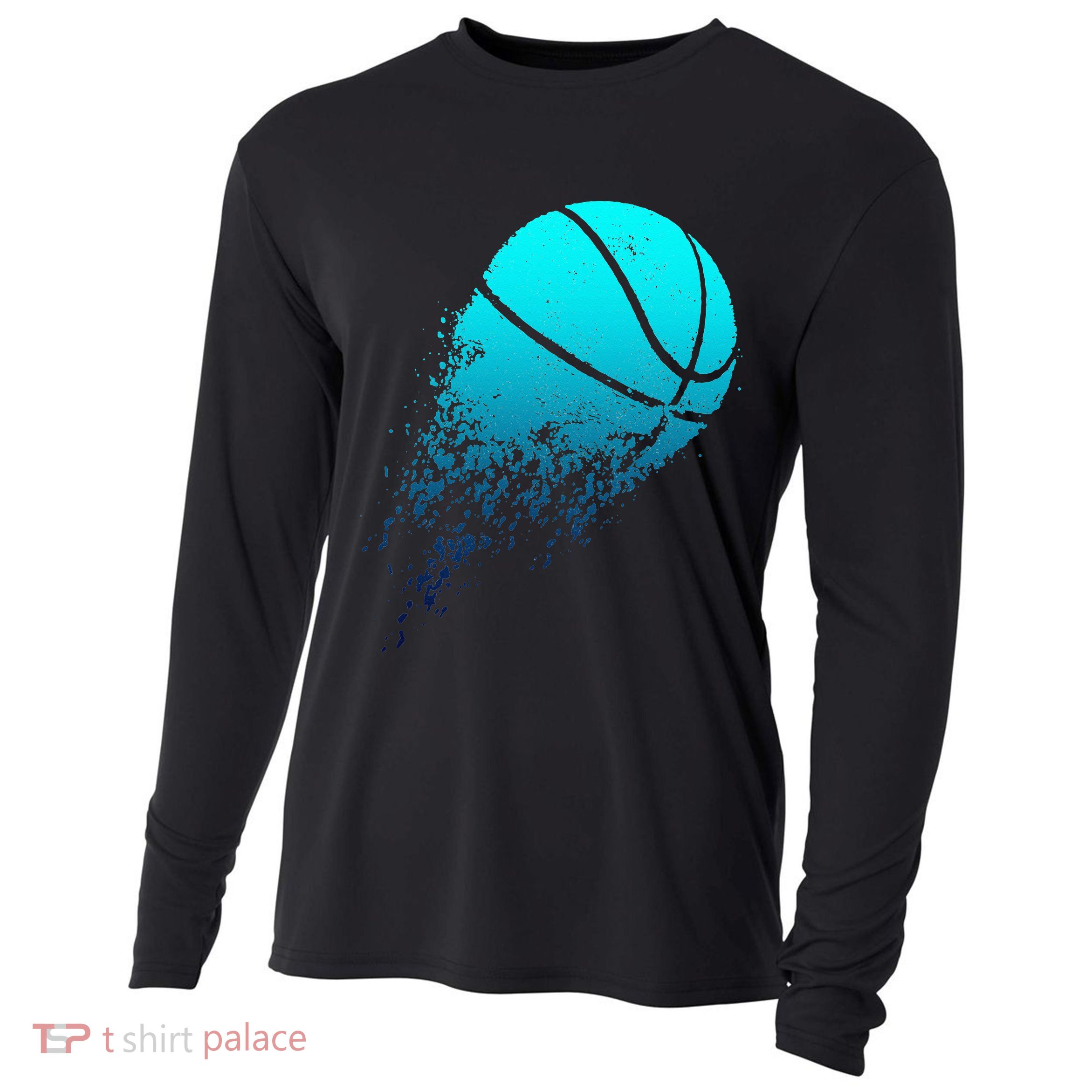 Basketball Player Bball Coach Fan Baller Sports Cooling Performance Long Sleeve Crew