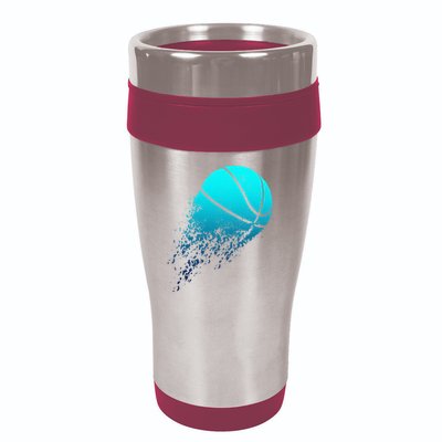Basketball Player Bball Coach Fan Baller Sports 16oz Travel Tumbler