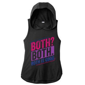 Bi Pride Bisexual Bisexuality Bi Flag Ladies PosiCharge Tri-Blend Wicking Draft Hoodie Tank