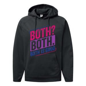 Bi Pride Bisexual Bisexuality Bi Flag Performance Fleece Hoodie