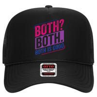 Bi Pride Bisexual Bisexuality Bi Flag High Crown Mesh Back Trucker Hat