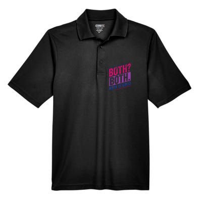 Bi Pride Bisexual Bisexuality Bi Flag Men's Origin Performance Piqué Polo