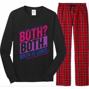 Bi Pride Bisexual Bisexuality Bi Flag Long Sleeve Pajama Set