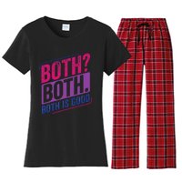 Bi Pride Bisexual Bisexuality Bi Flag Women's Flannel Pajama Set