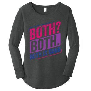 Bi Pride Bisexual Bisexuality Bi Flag Women's Perfect Tri Tunic Long Sleeve Shirt