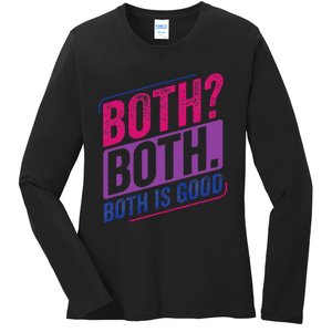 Bi Pride Bisexual Bisexuality Bi Flag Ladies Long Sleeve Shirt