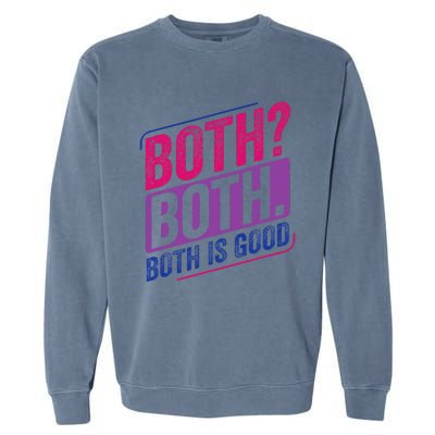 Bi Pride Bisexual Bisexuality Bi Flag Garment-Dyed Sweatshirt