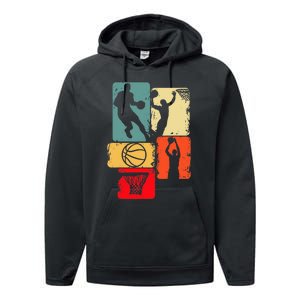 Basketball Player Boys Performance Fleece Hoodie