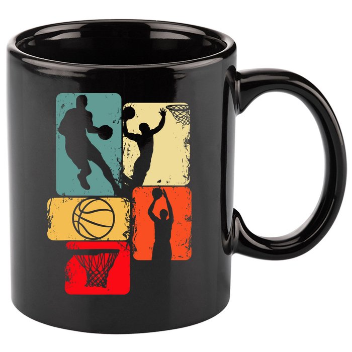 Basketball Player Boys 11oz C Handle Ceramic Mug