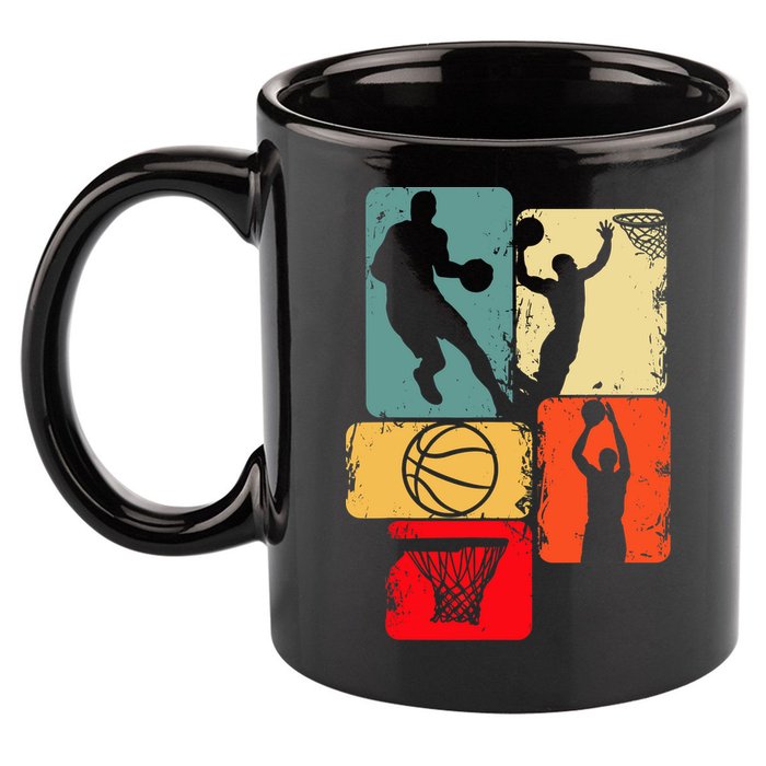 Basketball Player Boys 11oz C Handle Ceramic Mug