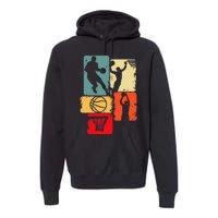 Basketball Player Boys Premium Hoodie