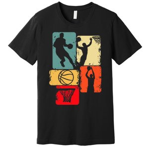 Basketball Player Boys Premium T-Shirt