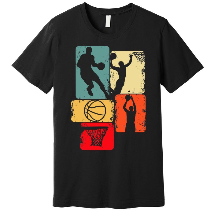 Basketball Player Boys Premium T-Shirt