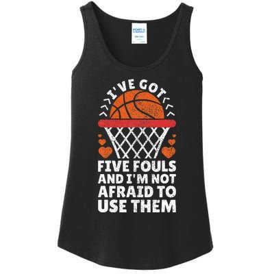 Basketball Player Boy Girl Basketball Lover Funny Basketball Ladies Essential Tank