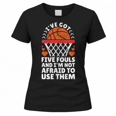 Basketball Player Boy Girl Basketball Lover Funny Basketball Women's T-Shirt