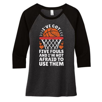 Basketball Player Boy Girl Basketball Lover Funny Basketball Women's Tri-Blend 3/4-Sleeve Raglan Shirt