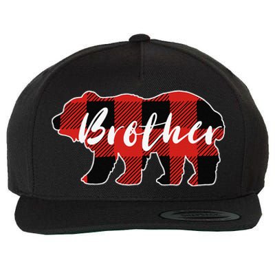 Buffalo Plaid Brother Bear Fathers Day Gifts Wool Snapback Cap