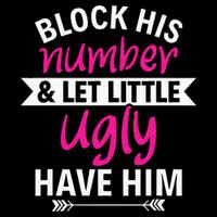 Breakup Party Block His Number And Let Lil Ugly Have Him Drawstring Bag