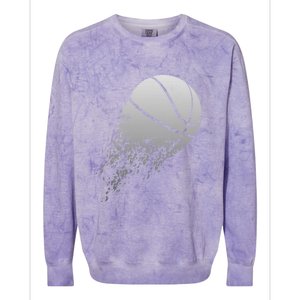 Basketball Player Bball Coach Fan Baller Sports Cool Gift Colorblast Crewneck Sweatshirt