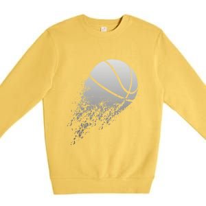 Basketball Player Bball Coach Fan Baller Sports Cool Gift Premium Crewneck Sweatshirt