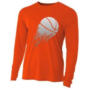 Basketball Player Bball Coach Fan Baller Sports Cool Gift Cooling Performance Long Sleeve Crew