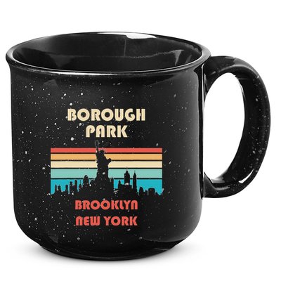 Borough Park Brooklyn New York 15oz Campfire Ceramic Mug