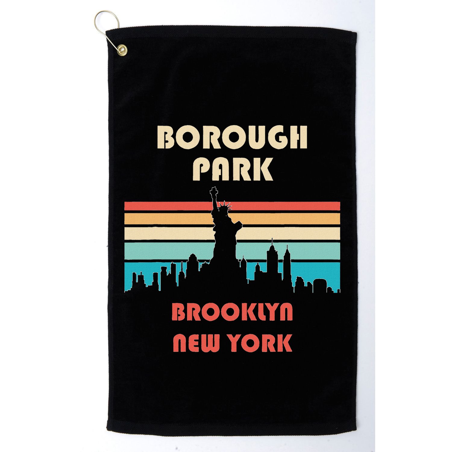 Borough Park Brooklyn New York Golf Towel
