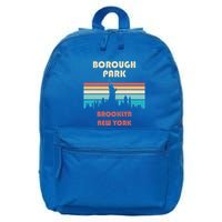 Borough Park Brooklyn New York 16 in Basic Backpack