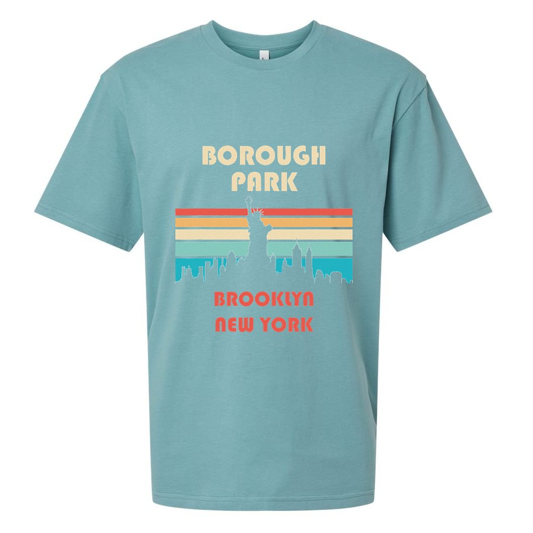 Borough Park Brooklyn New York Sueded Cloud Jersey T-Shirt
