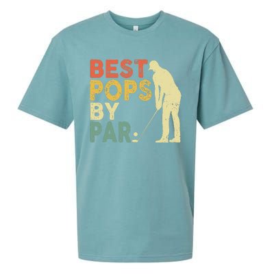 Best Pop By Par Golf Lover Fathers Day Sueded Cloud Jersey T-Shirt