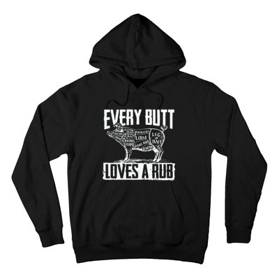 Bbq Pork Butt Rub Summer Barbeque Partying Cook Fathers Day Hoodie