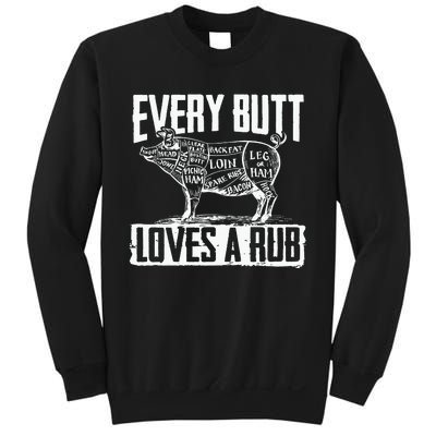 Bbq Pork Butt Rub Summer Barbeque Partying Cook Fathers Day Sweatshirt