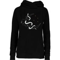 Brwnskndvil Premium Womens Funnel Neck Pullover Hood