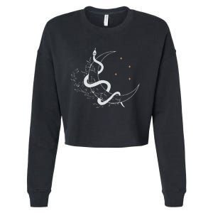 Brwnskndvil Premium Cropped Pullover Crew