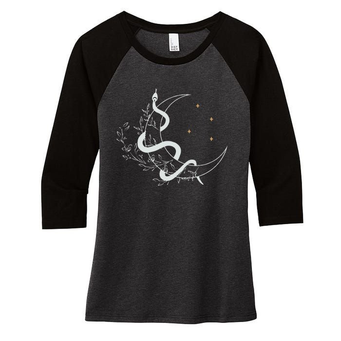 Brwnskndvil Premium Women's Tri-Blend 3/4-Sleeve Raglan Shirt