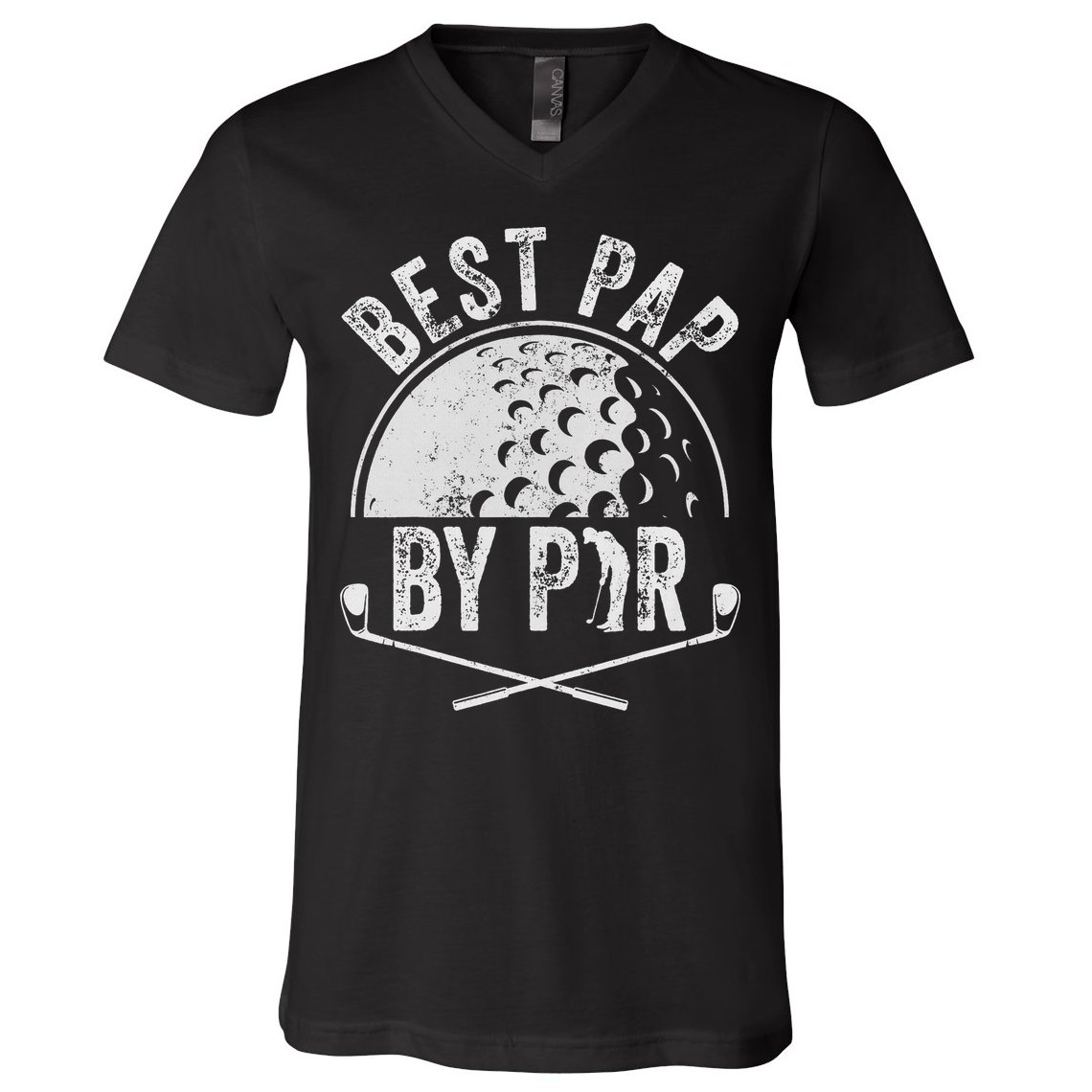 Best Pap By Par Golf Lover Sports Gift Golf Golfer V-Neck T-Shirt