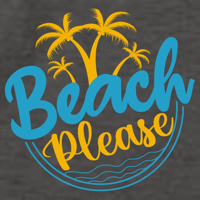 Beach Please Vector Backpack
