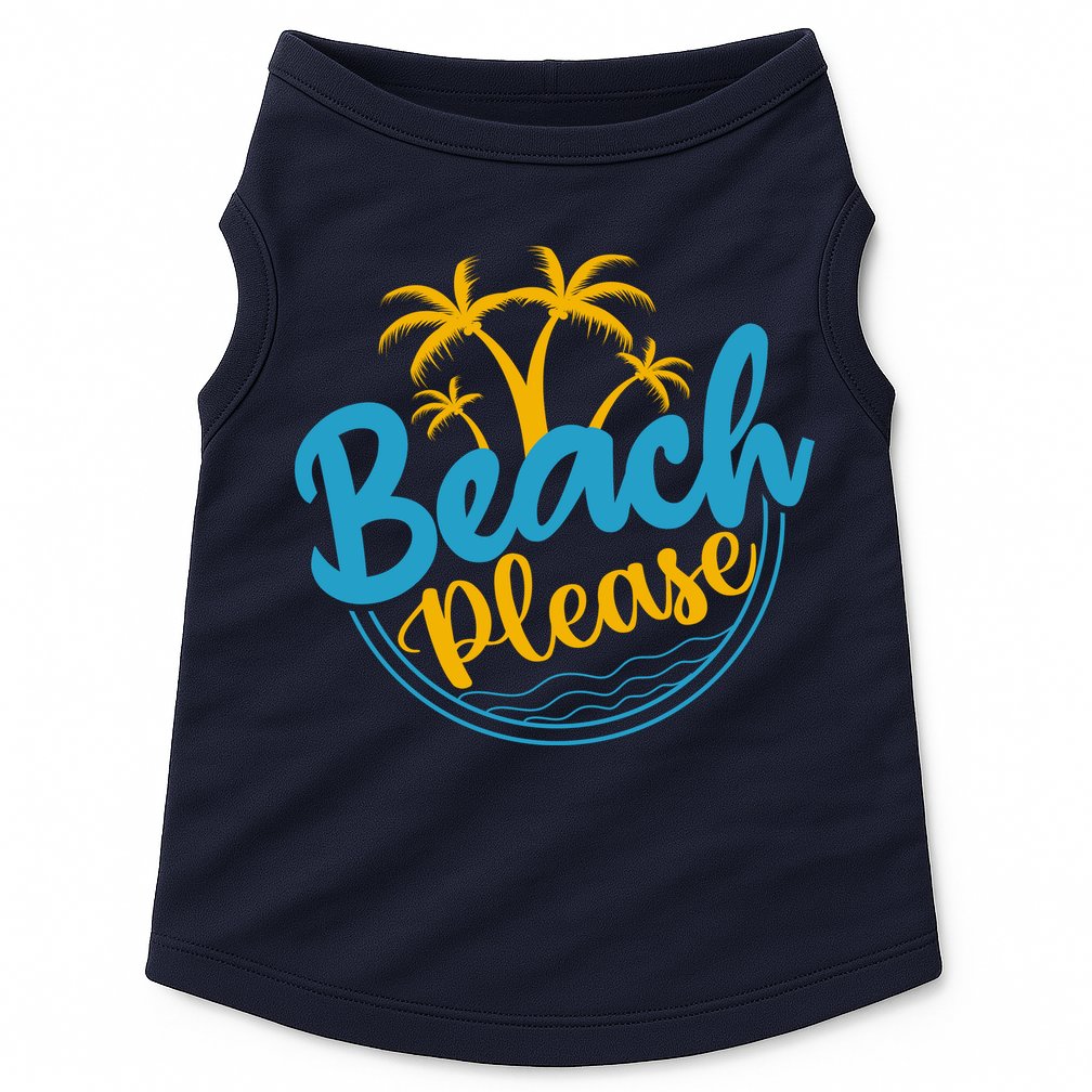 Beach Please Doggie Tank