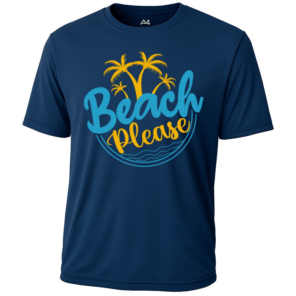 Beach Please Cooling Performance Crew T-Shirt