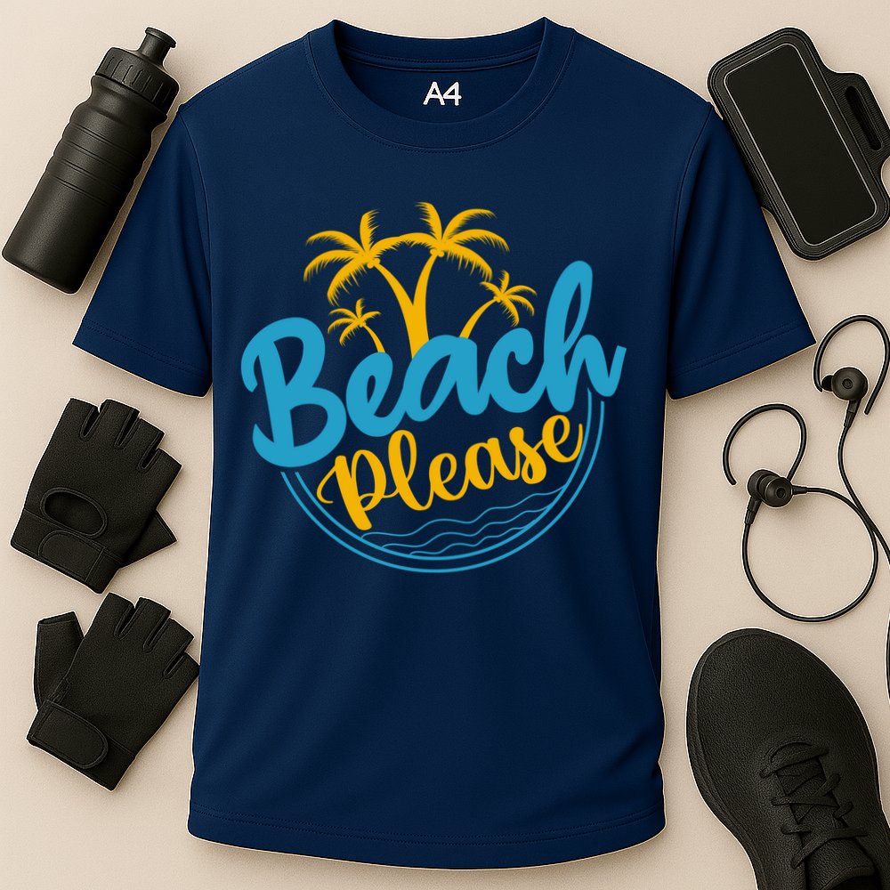 Beach Please Cooling Performance Crew T-Shirt