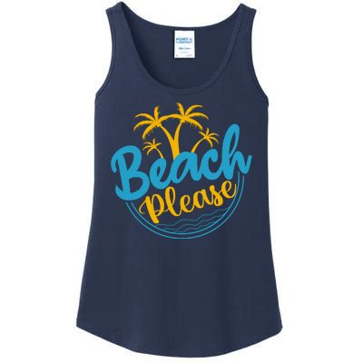 Beach Please Ladies Essential Tank