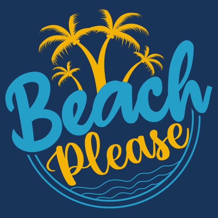 Beach Please 16 in Basic Backpack