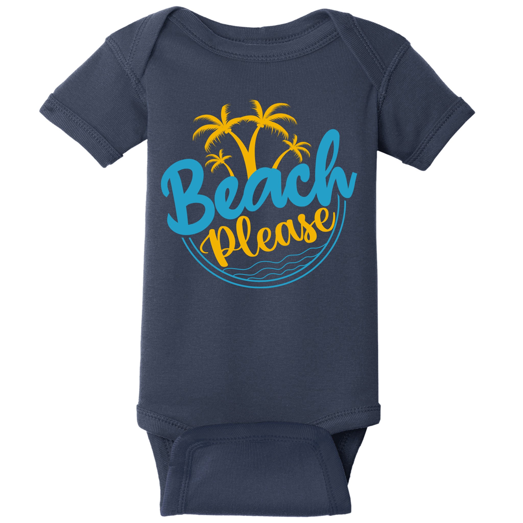 Beach Please Baby Bodysuit