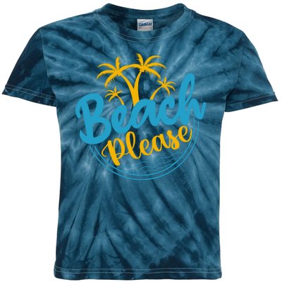 Beach Please Kids Tie-Dye T-Shirt