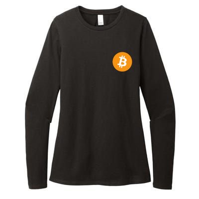 Bitcoin Pocket Womens CVC Long Sleeve Shirt