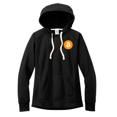 Bitcoin Pocket Women's Fleece Hoodie