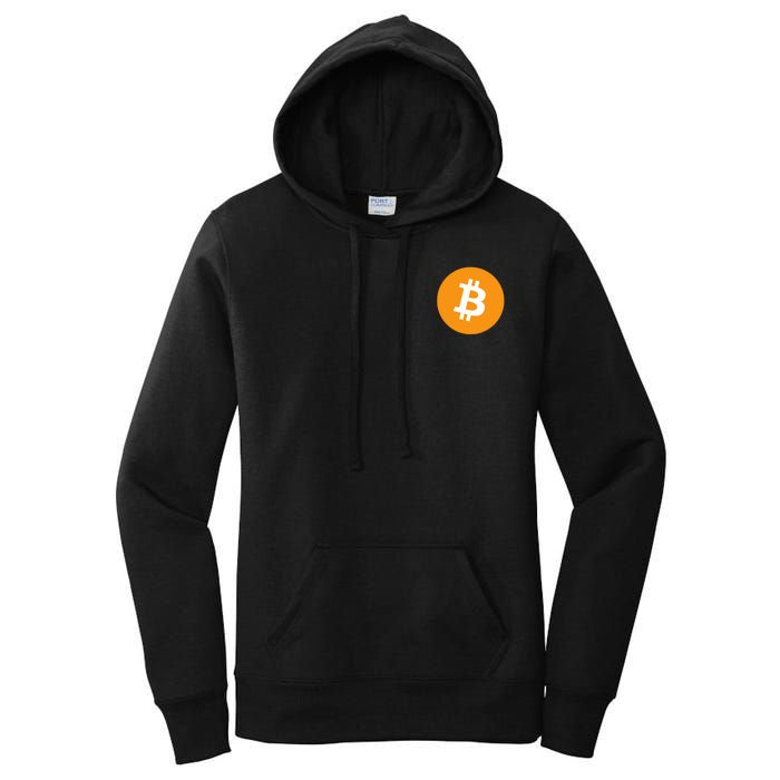 Bitcoin Pocket Women's Pullover Hoodie