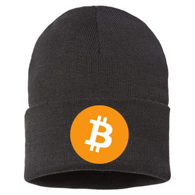 Bitcoin Pocket Sustainable Knit Beanie