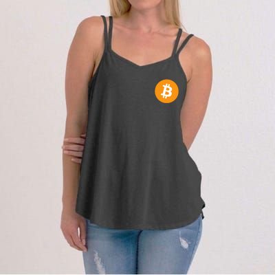 Bitcoin Pocket Women's Strappy Tank