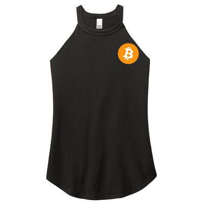 Bitcoin Pocket Women's Perfect Tri Rocker Tank